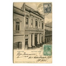 CIUDAD DE BUENOS AIRES BANCO POPULAR ANTIGUA TARJETA POSTAL